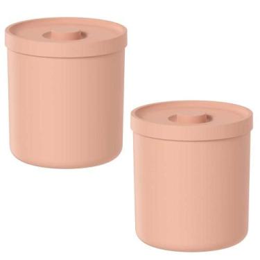Imagem de 2x Lixeira de Cozinha 6 Litros OU Bold Laranja