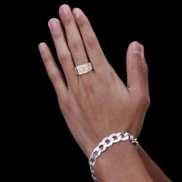 Imagem de Conjunto Promocional 05 Anel+Puselra  Prata 925 - realeza925