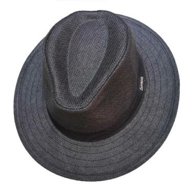 Imagem de Chapéu Estilo Panamá Aba Larga Casual Praia Unissex tamanho 58 - HHW, 