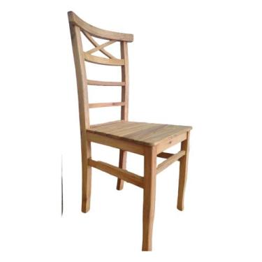 Imagem de Cadeira de Madeira de Eucalipto rústica  - Limartes , 9kg, variação as