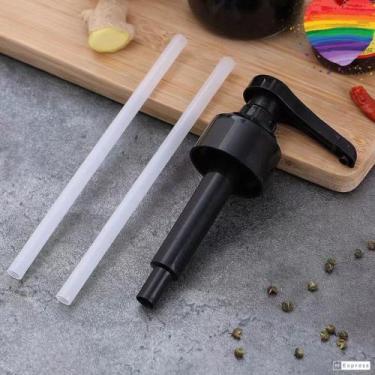 Imagem de Kit-5* Bomba Pump Dosador Preto 8ml Para Xarope Monin - raleo