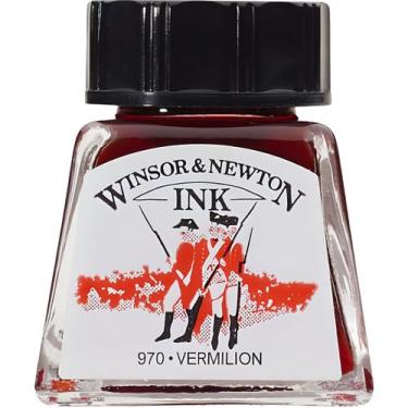Imagem de Tinta Nankin para Desenho Winsor & Newton Escolha a Cor, VERMILION