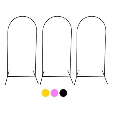 Imagem de 3 Arcos Para Bexigas Festa Decoração Aniversário De Ferro  - Casa Útil