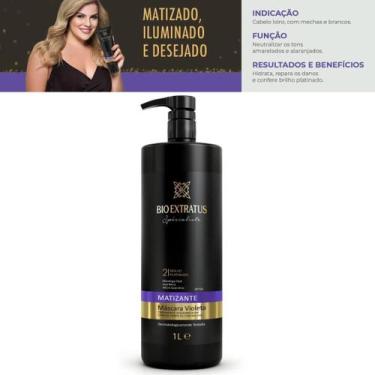 Imagem de Máscara Violeta Spécialiste Matizante Bio Extratus Brilho Platinado - 