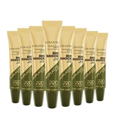 Imagem de Kit Lowell Bioplastia Clinic Bio Shock Tratamento Reconstrutor 25ml (8