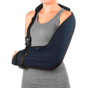 Imagem de Tipoia Estofada Ombro Clavicula Braço Antebraço Hidrolight, Azul, PP