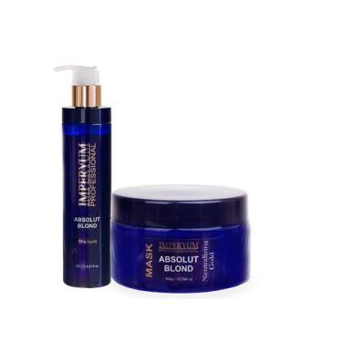 Imagem de Kit Home Care Matizador Desamarelador Cabelos Loiros - Imperyum Profes