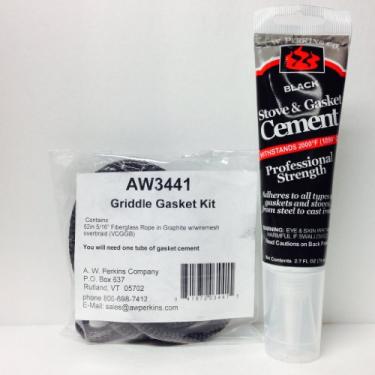 Imagem de AW 3441 Junta de grelha, kit de malha de fundição Vermont completo com cola VC000-3441