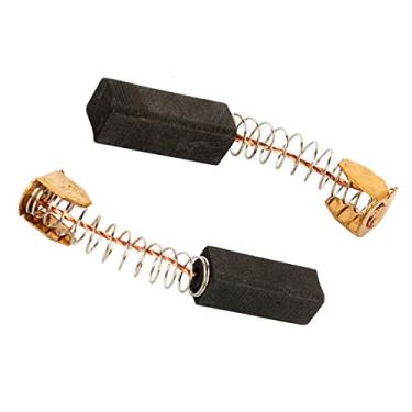 Imagem de uxcell Escovas de carvão 20 mm x 7 mm x 7 mm peça de reparo de escova para motor elétrico genérico, pacote com 2