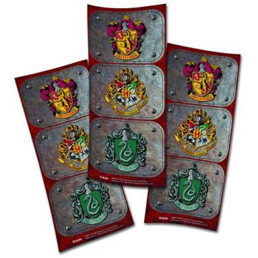 Imagem de Adesivo Retangular para Lembrancinha Harry Potter - 12 Un. - Festcolor