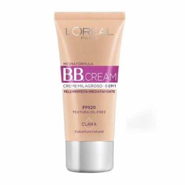 Imagem de Base BB Cream FPS 20 Pele Clara 30ml Creme Milagroso 5 em 1 - Loreal