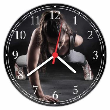 Imagem de Relógio De Parede Fitness Academias Musculação Fisiculturismo Quartz T