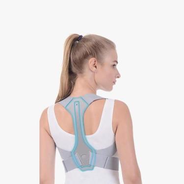 Imagem de Corretor Postural Ajustável Premium Alasca, XG, Cinza, Unissex