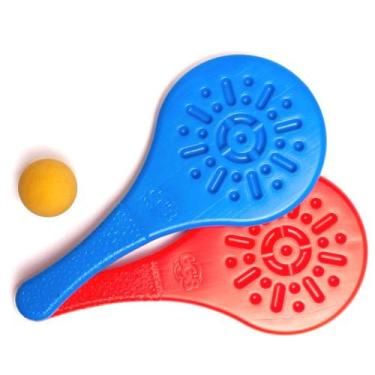 Imagem de Kit Frescobol Tênis Raquetes e Bola GGB Brinquedos