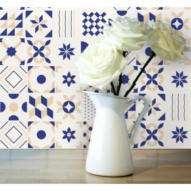 Imagem de Adesivo de Azulejo Francesco 20x20 cm com 72un - Quartinhos