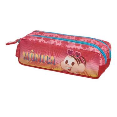 Imagem de Estojo Escolar De Lápis Necessaire Infantil Mônica Verão - Pacific