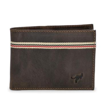 Imagem de Carteira Masculina Porta Cartão Couro Bovino C/plástico - ELLO GRIFF, 