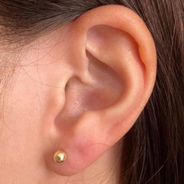 Imagem de Brinco de Bolinha M-4mm para Recém Nascido/Segundo Furo/Infantil - Our