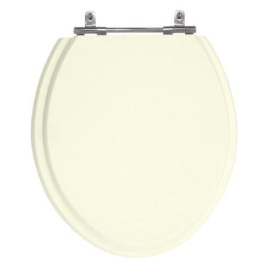 Imagem de Assento Laqueado Oval Biscuit Tampa Para Bacia Universal Mdf - Sicmol