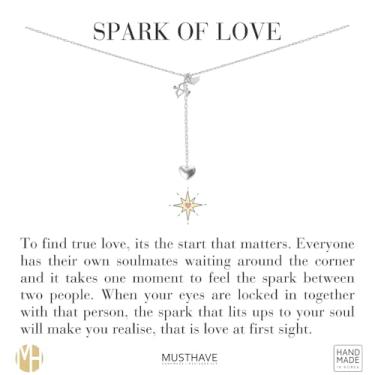 Imagem de MUSTHAVE Colar com pingentes triplos em forma de Y, banhado a ouro 18K, cor de ouro branco, coração, asa de anjo, flecha do cupido, corrente de âncora, tamanho 40,6 cm + extensor de 5 cm (ouro