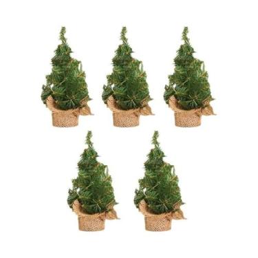 Imagem de Mini Árvore de Natal (20/30/40cm) - Decorações de Mesa DIY para Casa, 