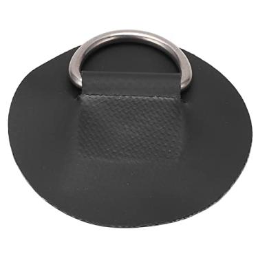 Imagem de Remendo de anel D, aço inoxidável, camada única, almofada de PVC, argolas, adesivos circulares, alças à prova d'água, acessórios para bote inflável, bote, caiaque, prancha de surf, canoa, stand up