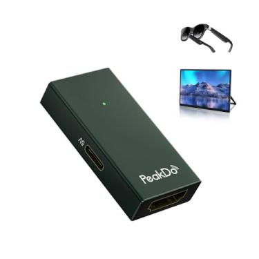 Imagem de PeakDo Adaptador HDMI para USB C 4K a 60Hz, adaptador HDMI para tipo C para XREAL One/Air 2 Pro/Air 2, Viture Pro/One, RayNeo Air 2s, óculos Rokid AR, monitor portátil de PS5/4, Xbox, Switch, laptop,