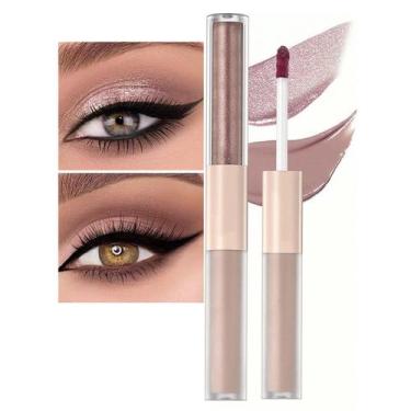 Imagem de Sombra Líquida MiaSarah Rosy Brown Matte & Glitter