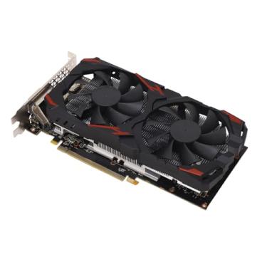 Imagem de Placa Gráfica para Jogos RX 580 8GB 256BIT Silenciosa Com Ventiladores Duplos PCs de Mesa (580 8G D5)