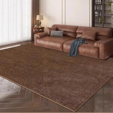 Imagem de Tapete de sala de estar retrô francês, tapete grande marrom, mesa de centro, estudo, quarto, cabeceira, tapete macio, HD1997, QD, A, 300x400cm, 9,8x13,1