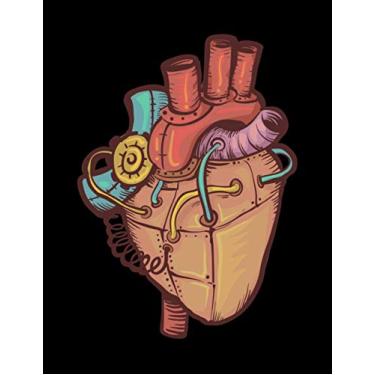 Imagem de Dotted Journal: STEAMPUNK Notebook 8.5x11 Sketchbook A4 200 Pages Butterfly