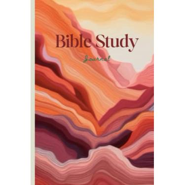 Imagem de Bible Study Journal: Handcrafted Design Boho Bible Study Journal and Bible Notebook | Bible Notebooks for Note Taking | Bible Journal and Bible Study Notebook | for Women | 6 X 9 Notebook for Church
