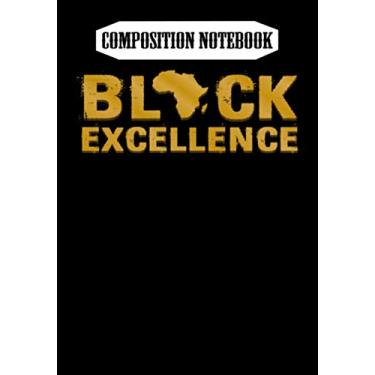 Imagem de Composition Notebook: Black History Month Excellence, Journal 6 x 9, 100 Page Blank Lined Paperback Journal/Notebook
