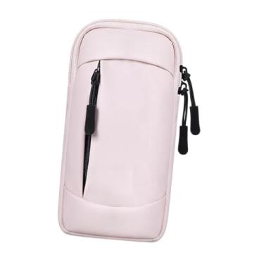 Imagem de Vaveren Esportes braçadeira titular do telefone bolsa portátil à prova dwaterproof água smartphone braço saco correndo caso banda para treino em casa ginásio, Rosa