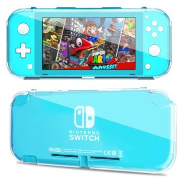 Imagem de Capa protetora para Nintendo Switch Lite, capa transparente durável para Nintendo Switch Lite com absorção de choque e anti-arranhões acessórios Lite capa fina - transparente