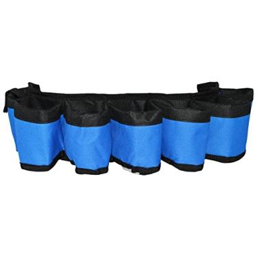 Imagem de Cinto de cerveja – Suporte de isolamento resistente para 6 cervejas geladas – Alça ajustável na cintura com fivela – Bolso com zíper oculto, 6 cores para escolher – Coldre divertido, festa legal,