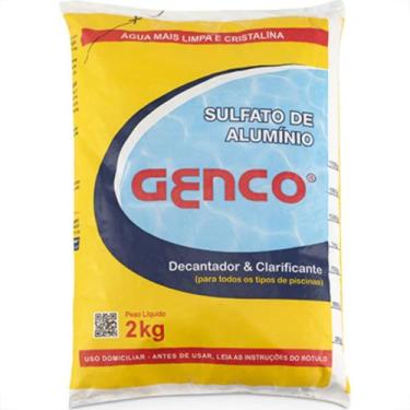 Imagem de Sulfato De Aluminio Genco 2Kg - Marca não Definida