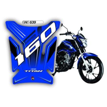 Imagem de Adesivo Protetor Tanque Moto CG160 Titan H639 - Resitank