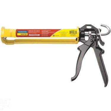 Imagem de Pistola Para Tubo De Silicone 280 Ml Tramontina Com Chapas Em Aço Tram