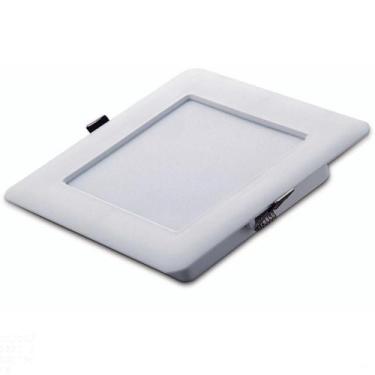 Imagem de Plafon Led Tramontina Quadrado De Embutir Slim 1000 Lm 12 W Bivolt 400