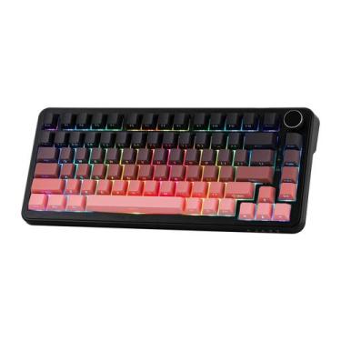 Imagem de Teclado Mecânico AJAZZ AK820 MAX HE Rapid Trigger Rosa - MechLands
