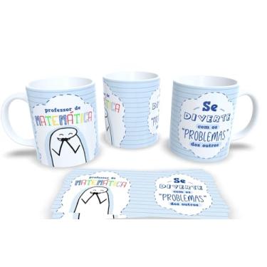 Imagem de Caneca de Porcelana Personalizada Com Frases Engraçadas e Deboche dia do Professor (Matemática)