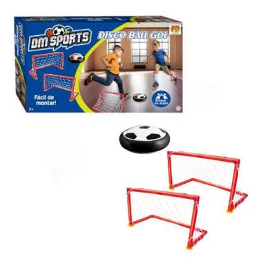 Imagem de Brinquedo Disco Ball Gol Bola Flutuante Air Soccer Futebol Dm Sports -