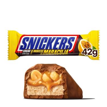 Imagem de Snickers Barra de Chocolate Mousse de Maracujá 42g