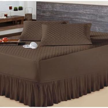 Imagem de Protetor Impermeável para Colchão Casal Box(TABACO)