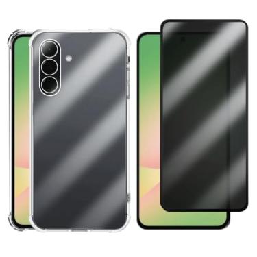 Imagem de Kit Capa Antiqueda e Película 3D de Privacidade Compatível Samsung Galaxy A56