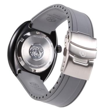 Imagem de Pulseira de relógio masculina StrapXPro (STX1A) de 22 mm com extremidade curva de borracha para relógio de mergulho automático Seiko Prospex Turtle & King Turtle SRP773, SRP775, SRP777, SPRA21, SRPE03