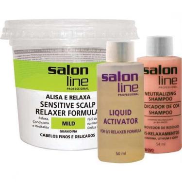 Imagem de Salon Line Guanidina Tradicional Mild Alisa E Relaxa 215Gr