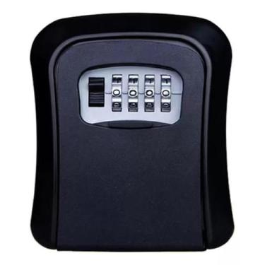 Imagem de Cadeado Caixa Segredo Cofre Parede Guarda Chaves Objetos - Perfetto