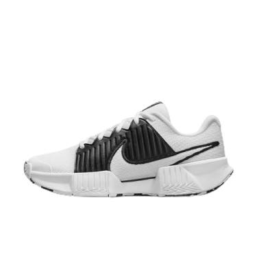 Imagem de Nike Zoom Challenge Tênis feminino Pickleball (FQ4155-101, branco/rosa alquimia/retrô), branco/preto/branco, 36 BR